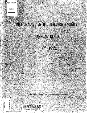 National Scientific Balloon Facility Annual Report FY 1975