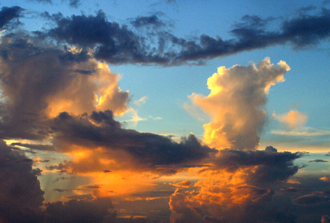 Chaotic Sky with Towering Cumulus (DI01123), Photo by Carlye Calvin