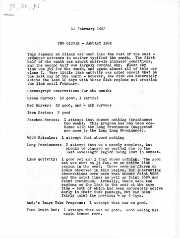 The Climax- January 1962