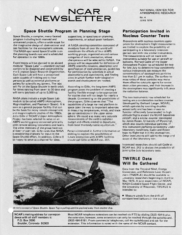 NCAR Newsletter No. 4