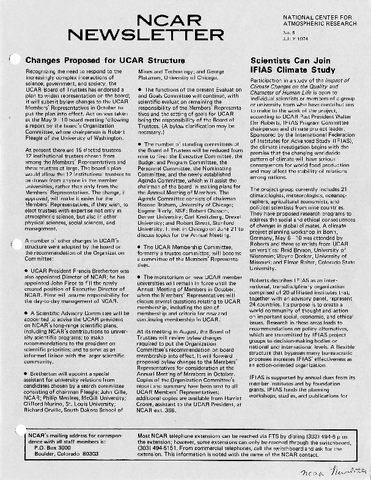 NCAR Newsletter No. 5