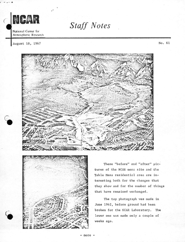 Staff Notes Issue 61