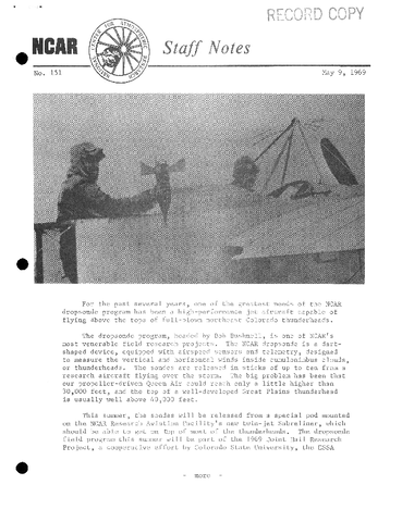 Staff Notes Issue 151