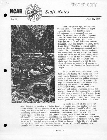 Staff Notes Issue 161
