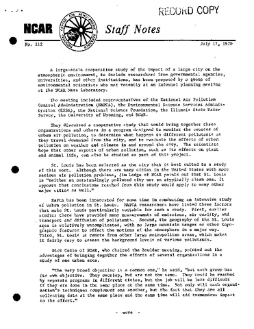Staff Notes Issue 212