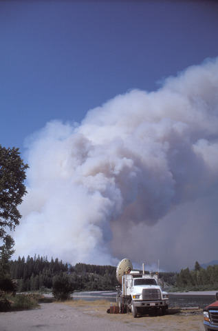 Doppler Radar on Wheels from the Robert Fire (DI01160), Photo by Herb Stein