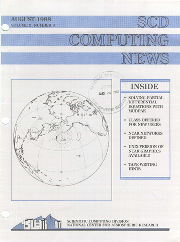 SCD Computing News Volume 9 Issue 8