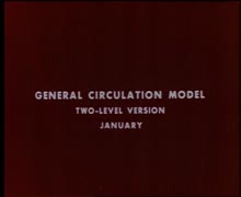 General Circulation Model, two-level version January