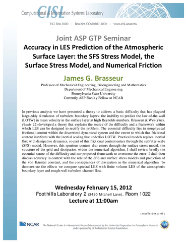 Accuracy in LES prediction of the atmospheric surface layer: The SFS stress model, the surface stress model, and numerical frict