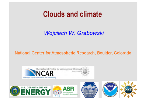 Clouds and climate