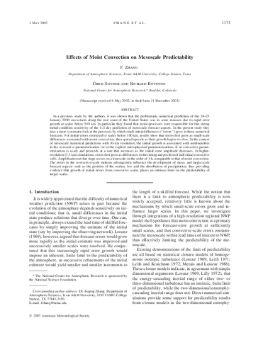 Effects of moist convection on mesoscale predictability