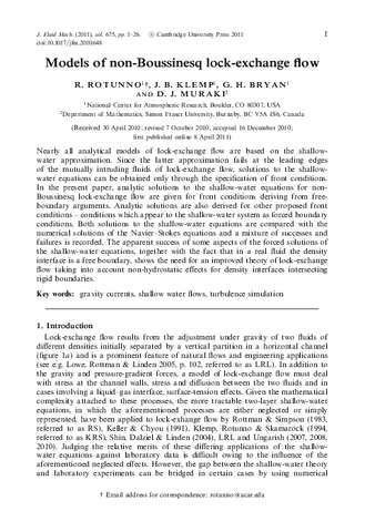 Models of non-Boussinesq lock-exchange flow