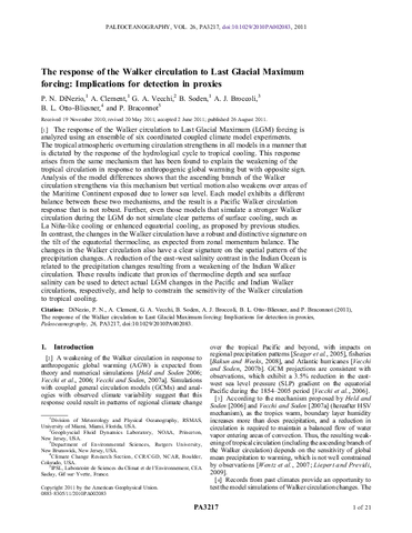 The response of the Walker circulation to Last Glacial Maximum forcing: Implications for detection in proxies