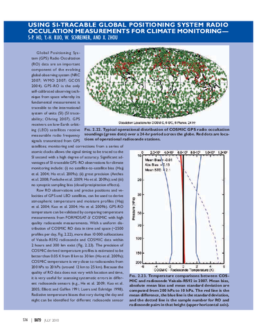 Using SI-traceable global positioning system radio occultation measurements for climate monitoring [In "State of the Climate in 2009"]