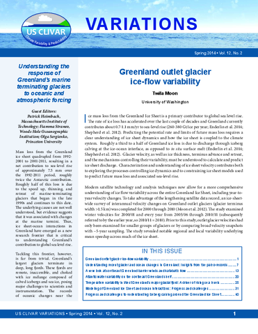 Understanding the response of Greenland's marine terminating glaciers to oceanic atmospheric forcing
