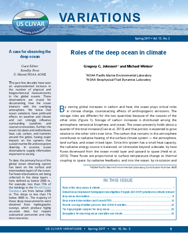 A case for observing the deep ocean