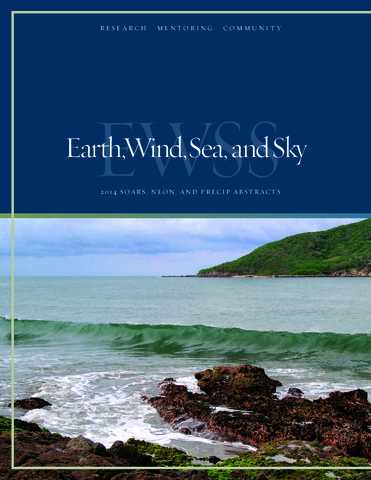 SOARS Earth, Wind, Sea, and Sky: Protégé Abstracts 2014