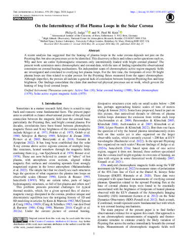 On the intermittency of hot plasma loops in the solar corona