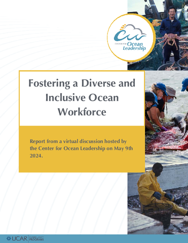 Fostering a Diverse and Inclusive Ocean Workforce